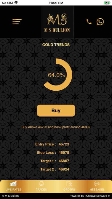 MS Bullion Screenshot