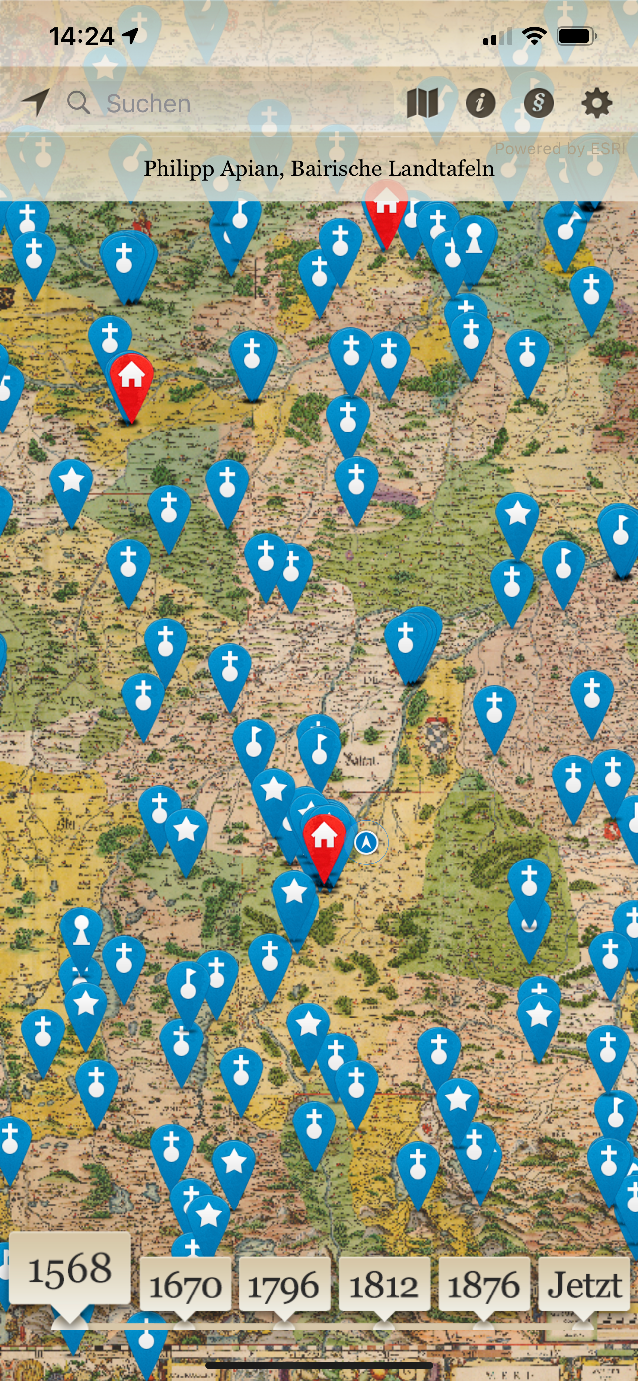 Bayern in historischen Karten