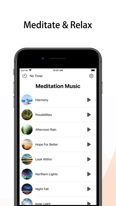 Screenshot #1 pour Meditation Music - meditate