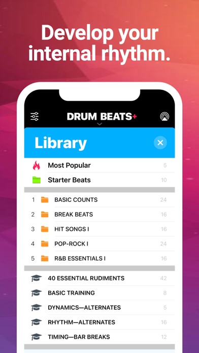 Drum Beats+ (Rhythm Metronome, Loops & Grooves Machine) Screenshot 9