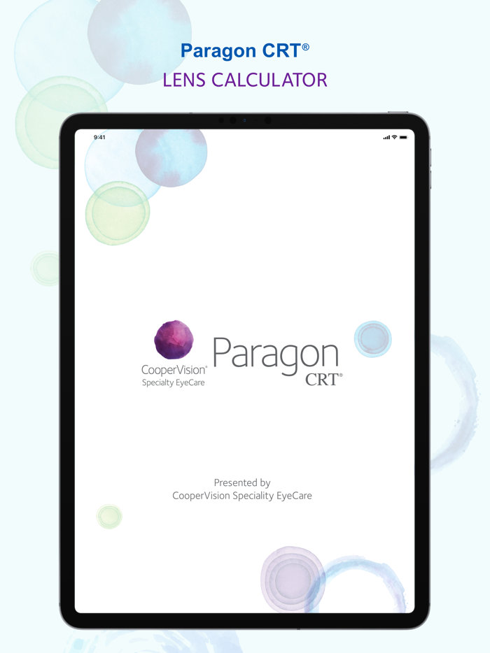 Paragon CRT® Lens Calculator