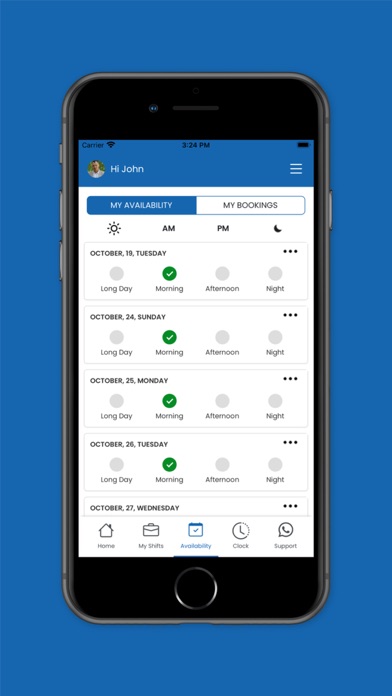 Attentive Nurse Staffing Screenshot
