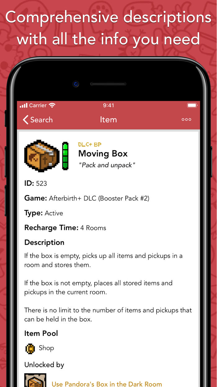 Guide for Binding of Isaac