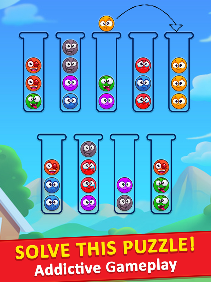 Ball Sort - Bubble Sort Puzzle