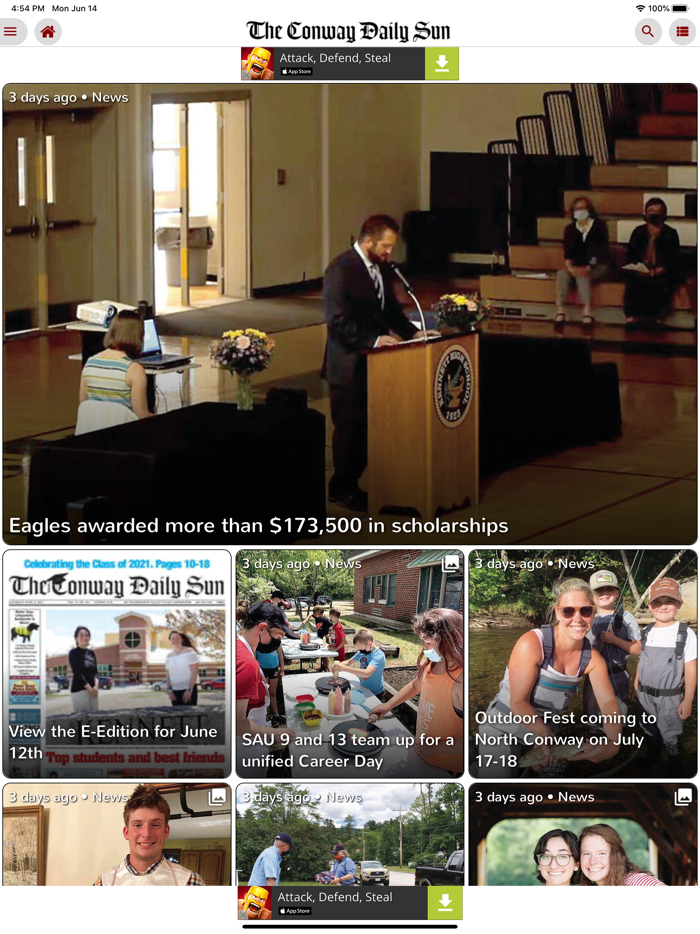 The Conway Daily Sun Replica