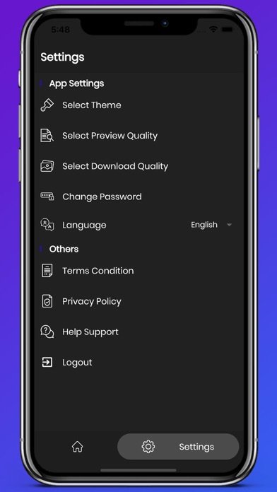 Wallpapers App Screenshot