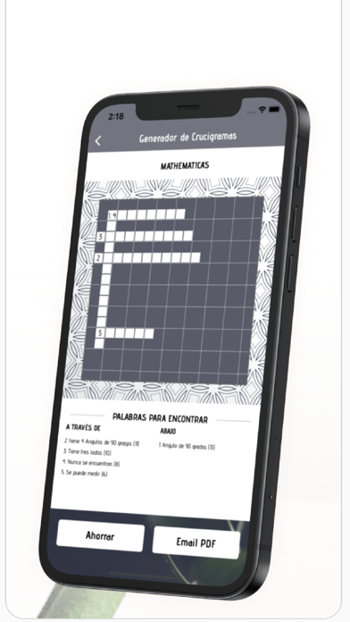 Screenshot #3 pour Generador Crucigrama
