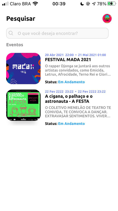 Seu Ingresso Organizadora Screenshot