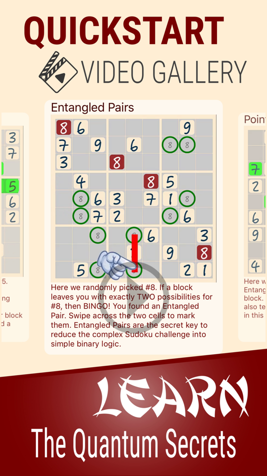 #1. Quantum Sudoku (iOS) 由: Michael Mueller