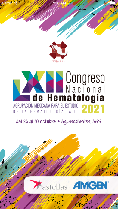 LXII Congreso Nacional AMEH Screenshot