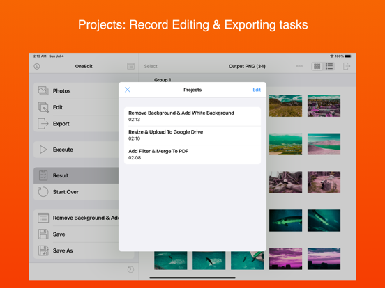 OneEdit Pro iPad app afbeelding 7