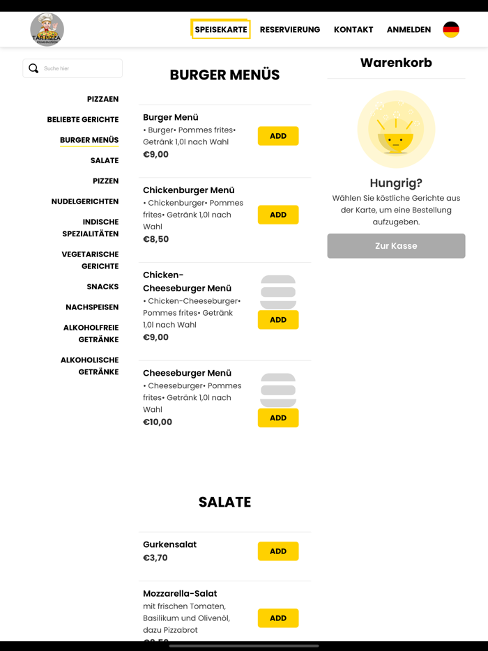 Tar Pizza Service Kumhausen