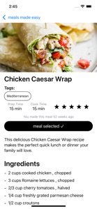 Easy Meal Planner screenshot #3 for iPhone