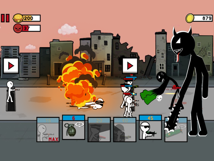 Stickman Army World War Fight