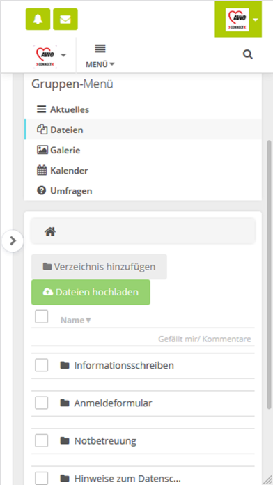 AWO CONNECT Screenshot