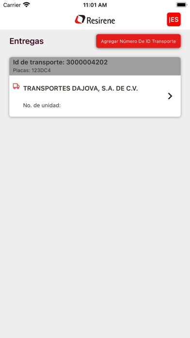 Resirene Logistics Screenshot
