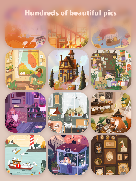 Artio: Coloring Puzzle Games iPad screenshot 6 - Games app