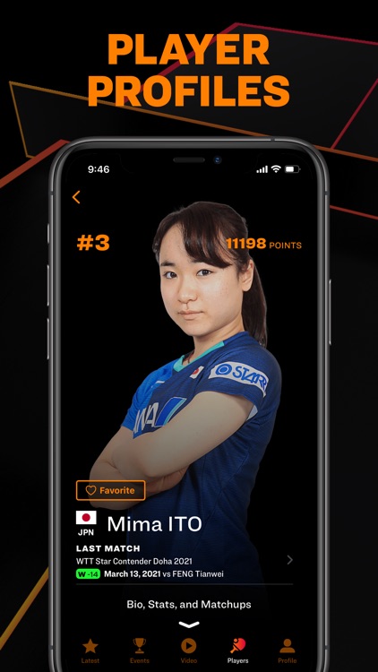 World Table Tennis App