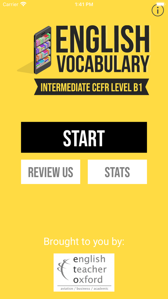 English Vocabulary - CEFR B1 - 1.1 - (iOS)