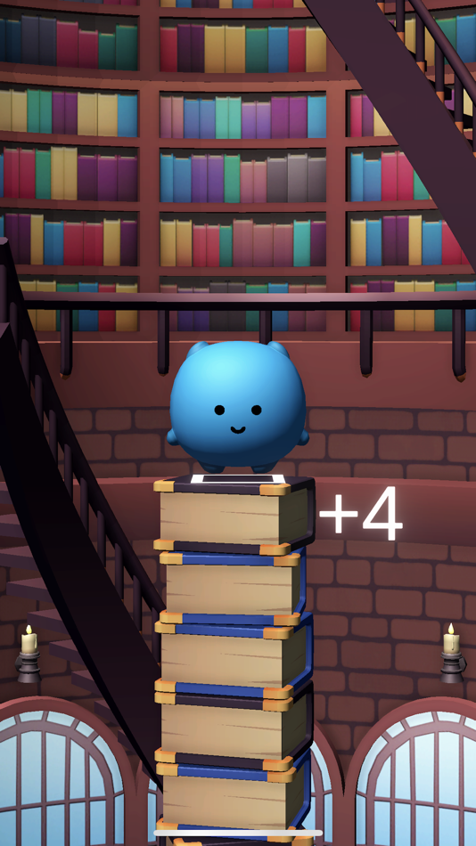 #7. Bloo Jump - Game for bookworms (iOS) Av: TwoDoor Games