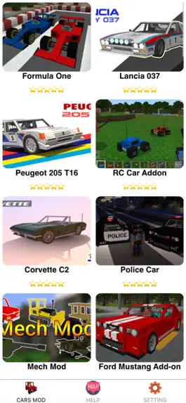 Game screenshot Cars Mod For Minecraft PE apk