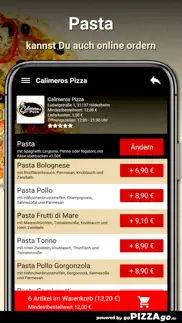 How to cancel & delete calimeros pizza hildesheim 4