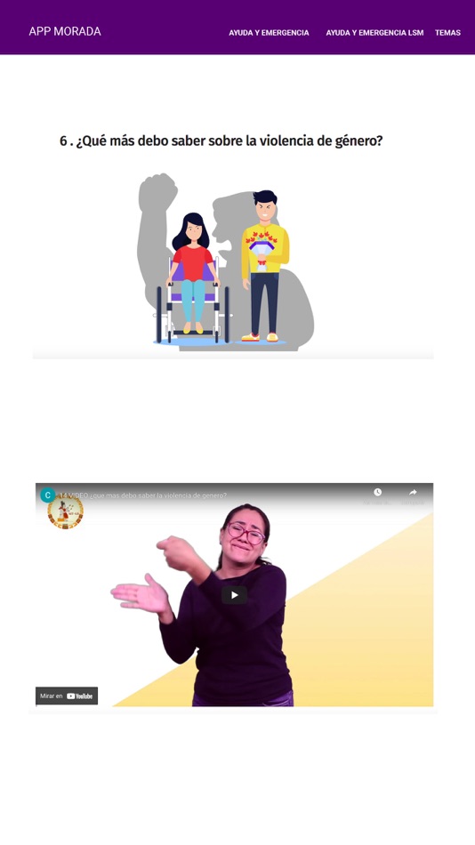 #5. App Morada (iOS) 由: CIDIP