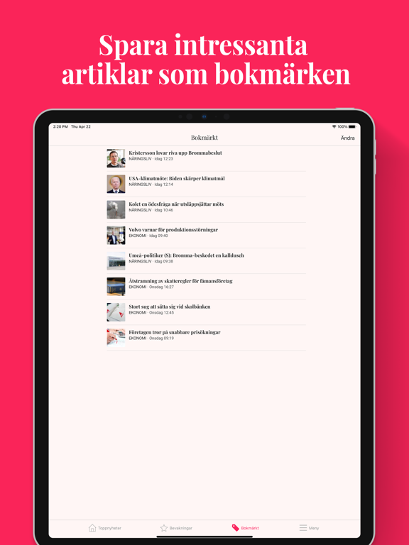 tn.se iPad screenshot 4 - News app