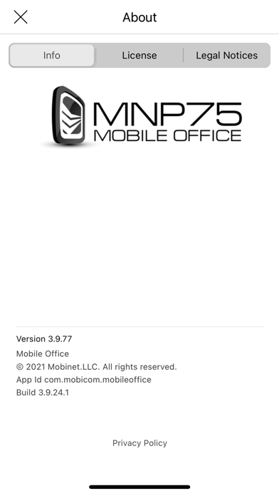 Mobile Office MO Screenshot