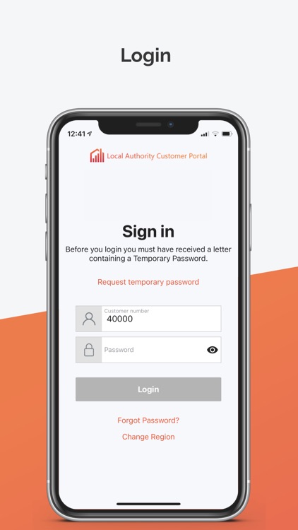 Local  Authority Customer App