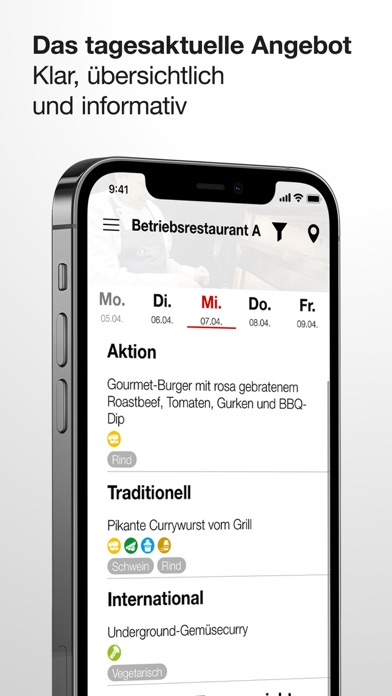 Panorama Catering Screenshot