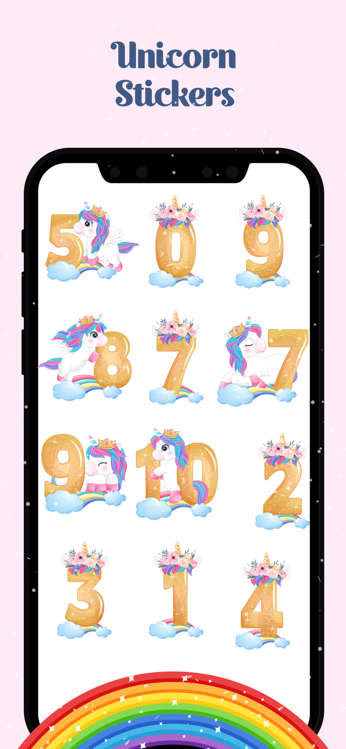 Cute Unicorn Stickers