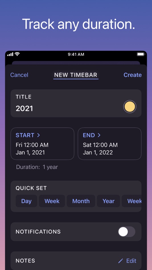 #4. Timebar: Passage of Time (iOS) 由: Tushar Chhabra