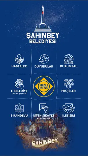 Sahinbey Belediyesi iPhone Ekran Görüntüsü 1