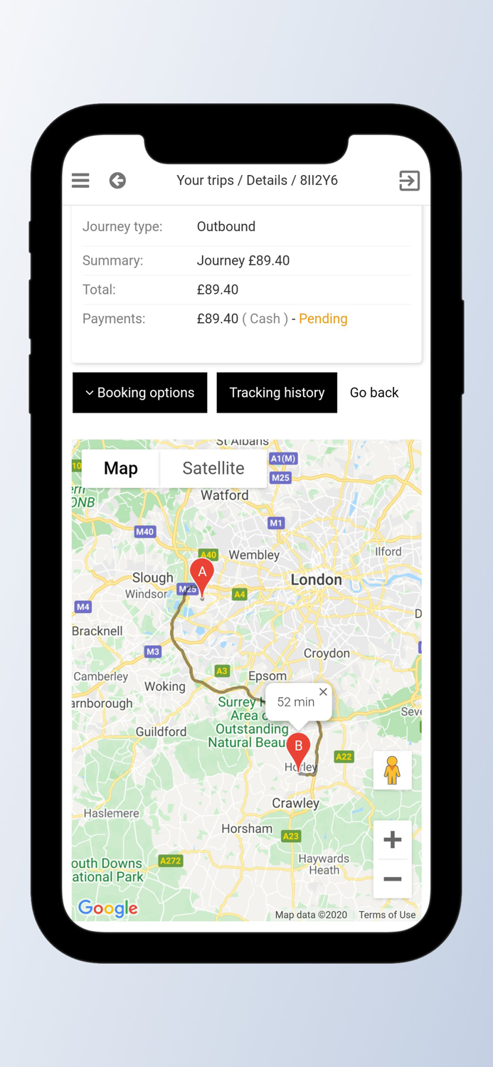 M25 Chauffeurs Passenger