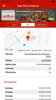 apex pizza hvidovre iphone screenshot 2