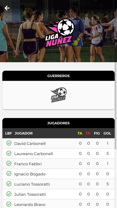 Liga Nuñez FEM Screenshot