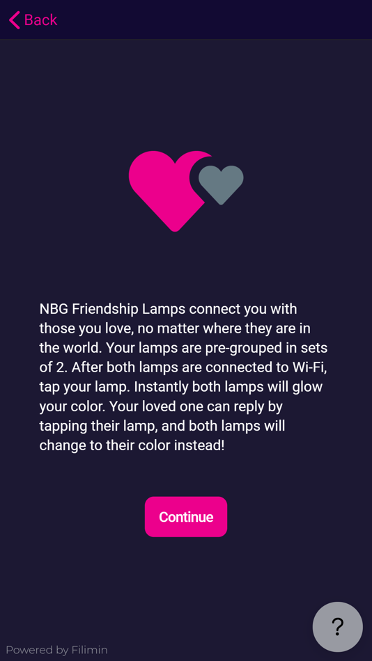 #2. NBG Friendship Lamp Setup (iOS) 由: Nielsen & Bainbridge,LLC