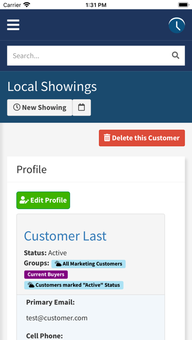 LOCALshowings Screenshot