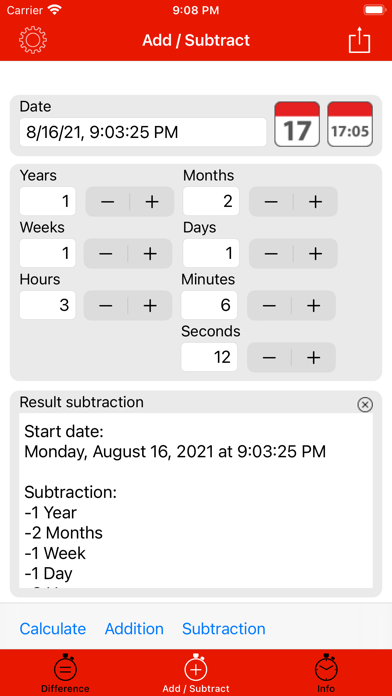 Screenshot #3 pour Acana Date Calculator