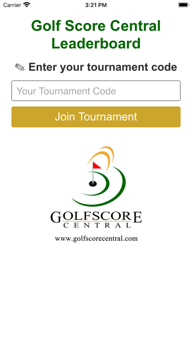 Golf Leaderboard Screenshot