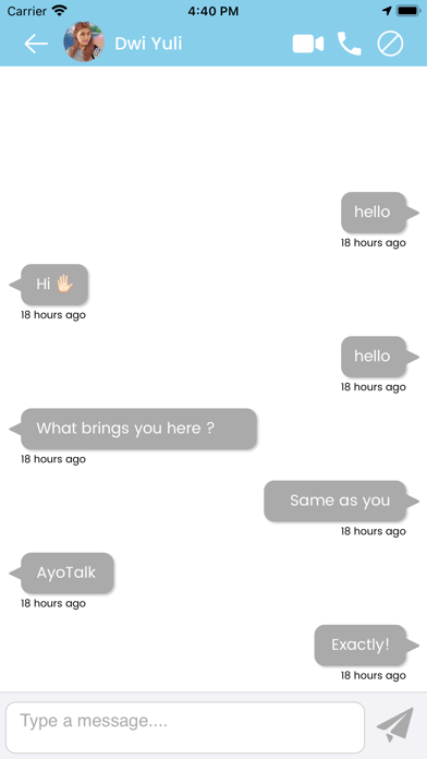 AyoTalk - Messenger Screenshot