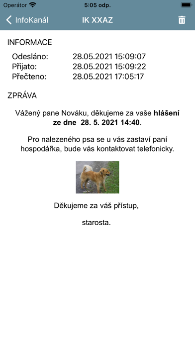 InfoKanál Screenshot