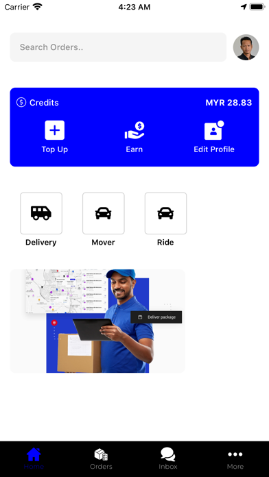 DelyvaX Consumer App Screenshot