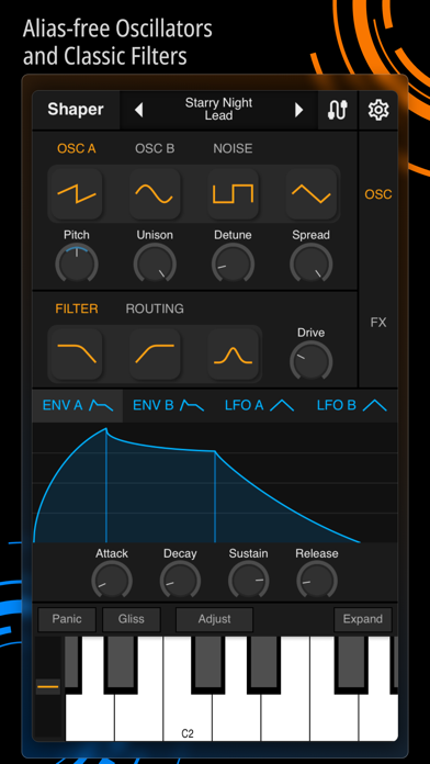 Shaper - Synthesizer Screenshot