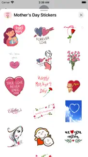 happy mother's day! stickers problems & solutions and troubleshooting guide - 4