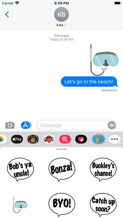 Australian stickers Screenshot