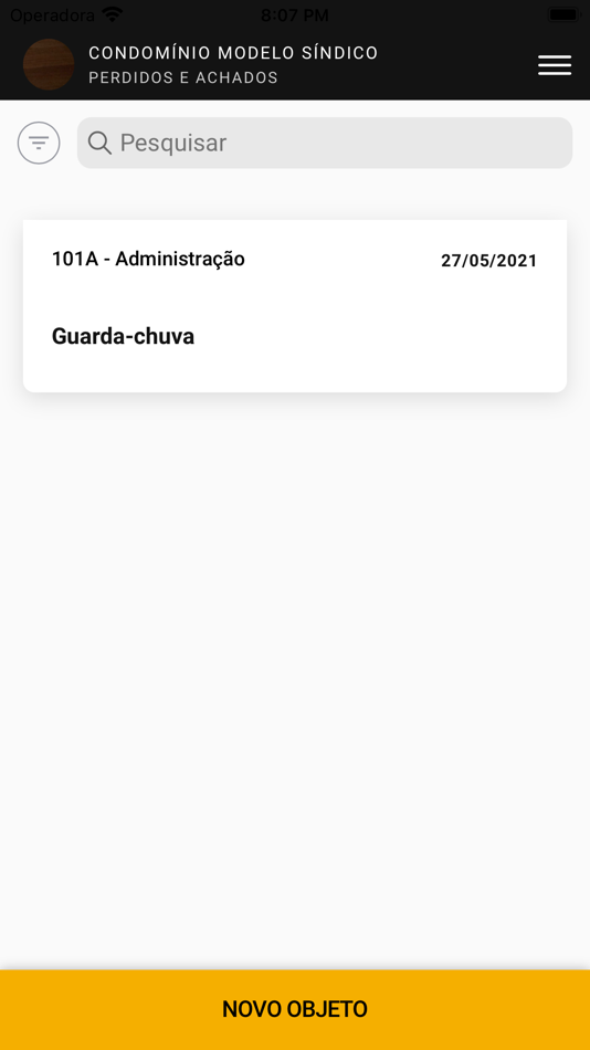 #8. Controle ADM (iOS) 由: Ana Rita Oliveira