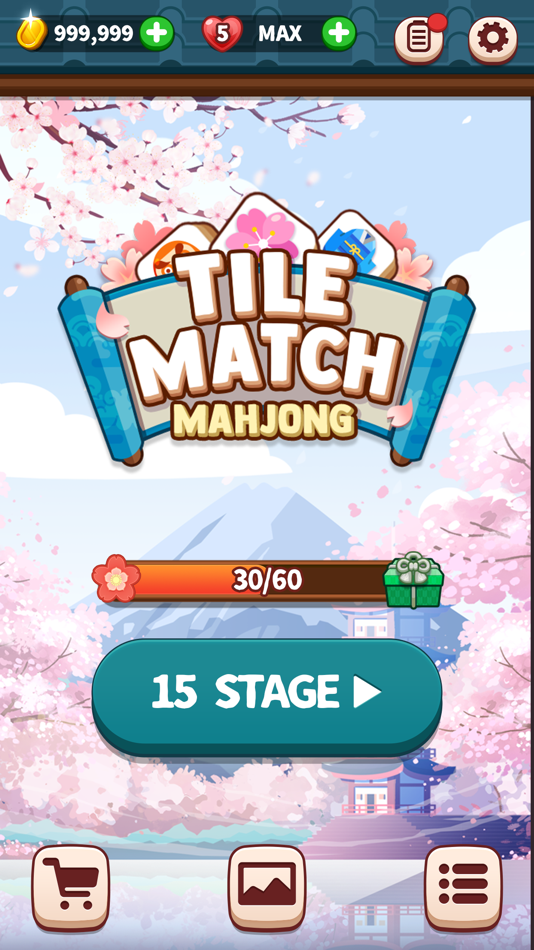 #6. Tile Match Mahjong (iOS) 由: NSTAGE Inc.