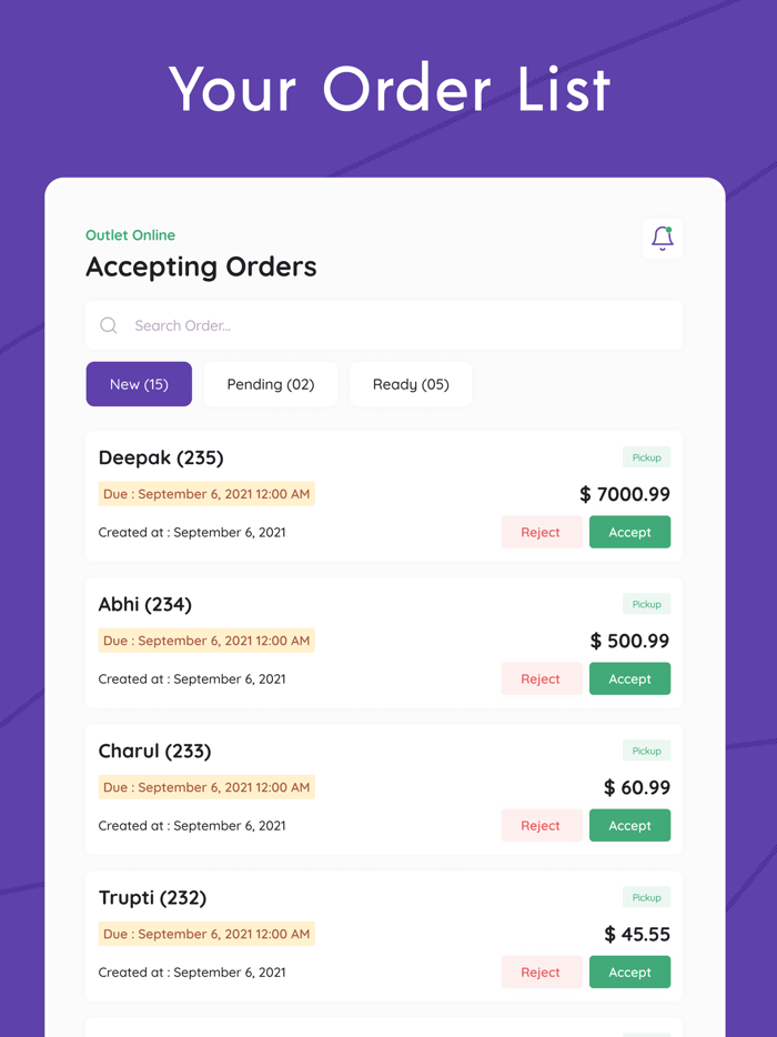 SwiftServe - Order Manager